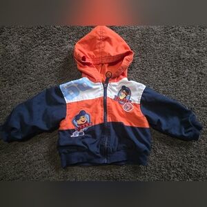 Y2K Winnie The Pooh And Tigger Hooded Light Jacket